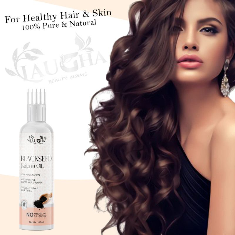 Laugha Blackseed ( Kalonji) Oil -For Hair Growth, Anti Dandruff & Hair Fall Control Hair Oil  (100 ml)