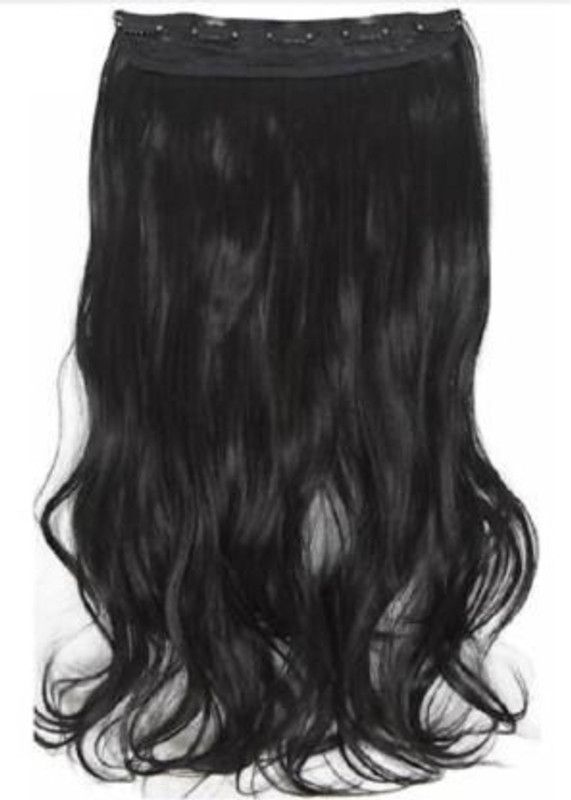 A B S Natural Black Wavy Style 24 Inch Extension_ Hair Extension