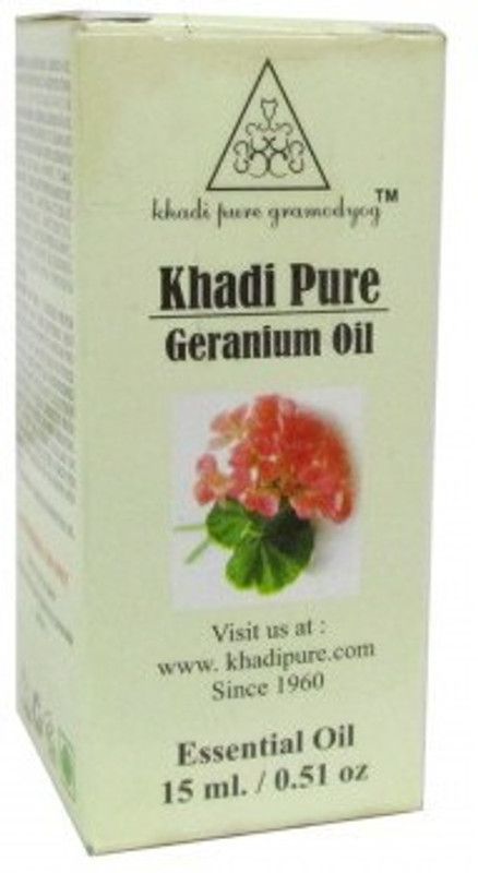 Khadi Pure Herbal Geranium Essential Oil 15ml  (15 ml)