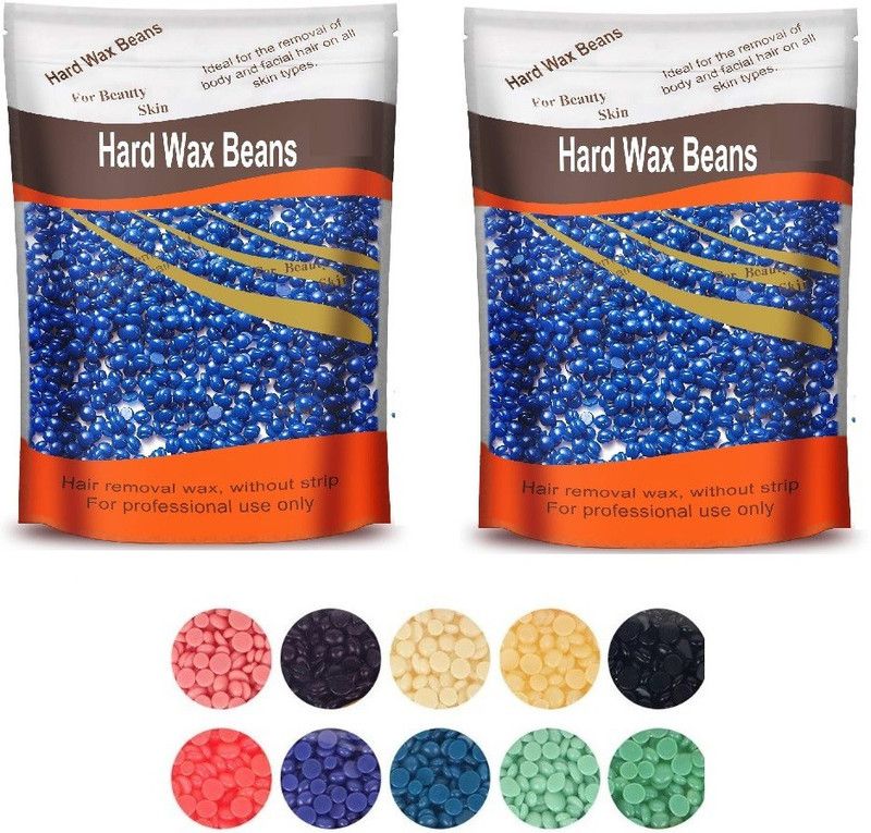 NADJA Hard Hair Body Wax Beans (Combo Pack ) (RANDOM COLOUR) Wax  (200 g, Set of 2)