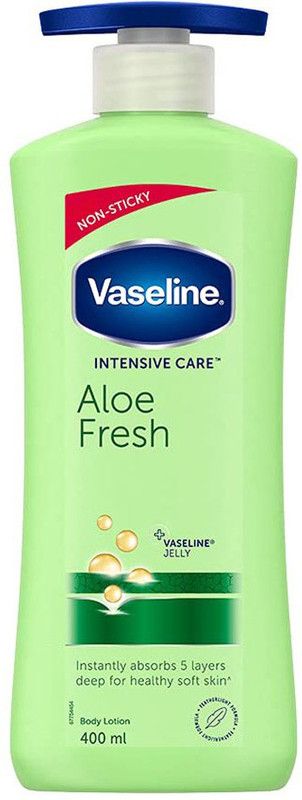 Vaseline Intensive Care Aloe Fresh Body Lotion For Healthy Soft Skin  (400 ml)