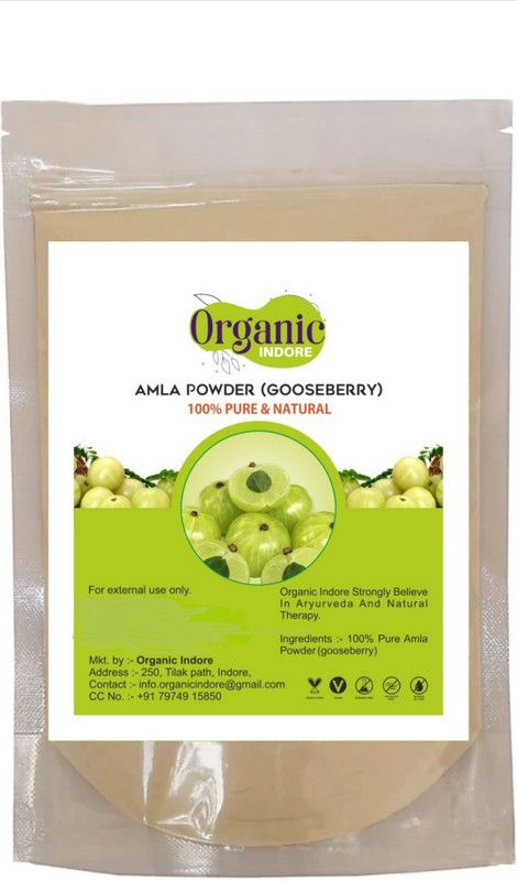 OrganicIndore Amla powder (Indian gooseberry powder) for hair 100gm  (100 g)