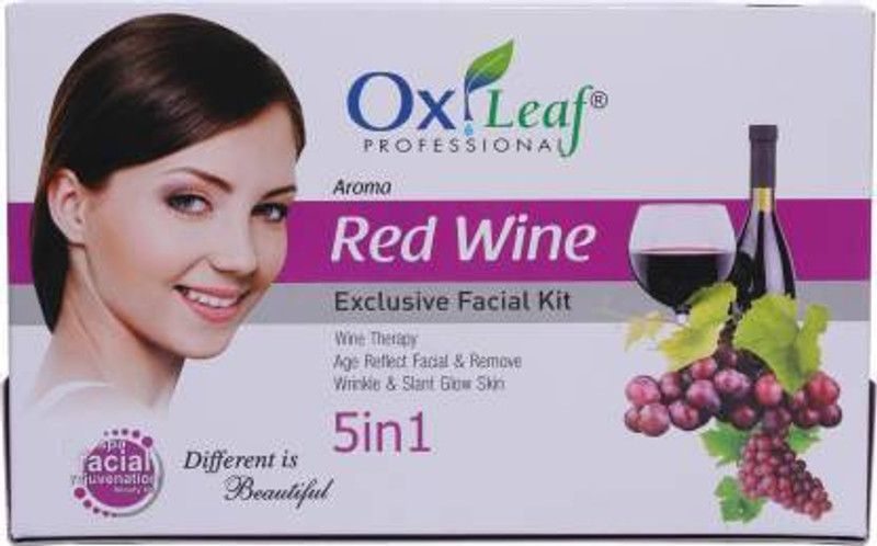 Oxileaf Red Wine Exclusive Facial Kit  (5 x 36 g)