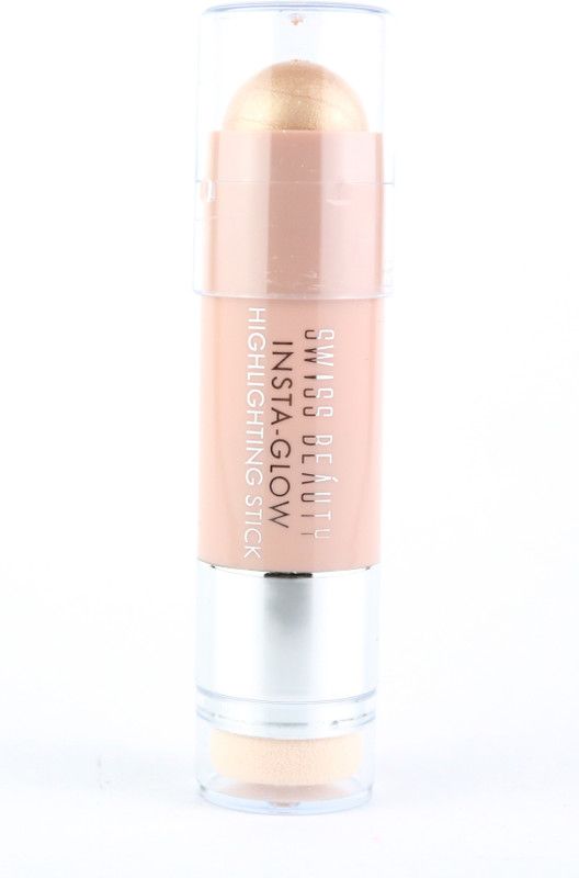 SWISS BEAUTY Insta-Glow Highlighting Stick for get the natural glowing skin - 02 golden Highlighter  (golden)