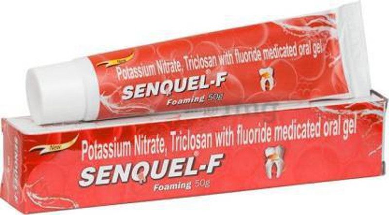 SENQUEL-F MEDICATED TOOTHPAST 50GM,(PACK OF 5) Toothpaste  (250 g, Pack of 5)