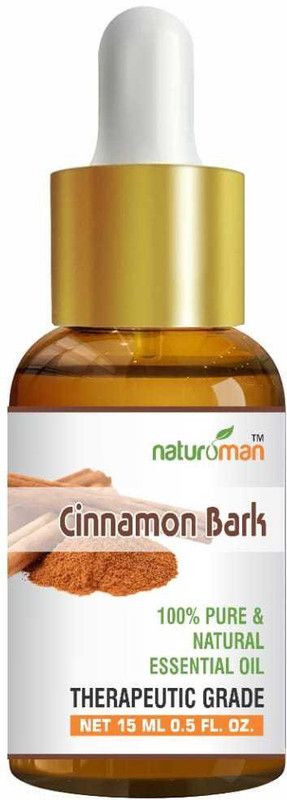 Naturoman Cinnamon Bark Pure and Natural Essential Oil Therapeutic Grade  (15 ml)