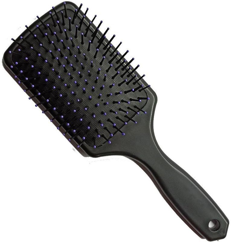 Portia Paddle Brush Black with Multicolor Dots