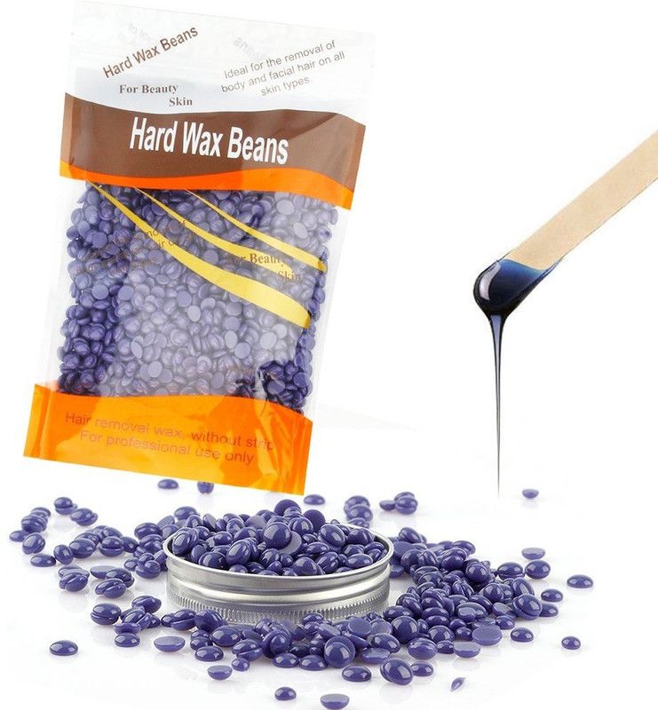 GFSU Hard Wax Beans Hot Film Wax Bead Hair Removal Wax Painless Depilatory Women Men Wax  (100 g)