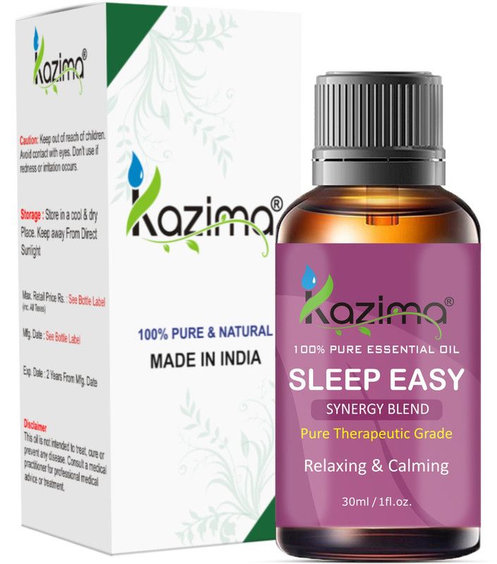 KAZIMA SLEEP EASY BLEND ESSENTIAL Oil (30ml) Pure Therapeutic Grade For Relaxing & Calming  (30 ml)