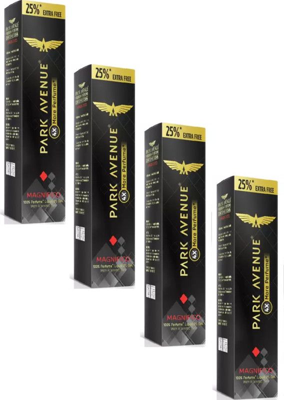 PARK AVENUE Magnifica Men Perfume 150 Ml *4Pcs W2w 1 Body Spray - For Men  (600 ml, Pack of 4)
