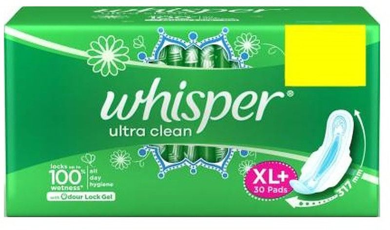 Whisper Ultra Clean XL+ 30 sanitary pad Sanitary Pad