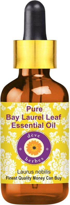 deve herbes Pure Bay Laurel Leaf Essential Oil (Laurus nobilis) with Glass Dropper 100% Natural Therapeutic Grade Steam Distilled  (10 ml)