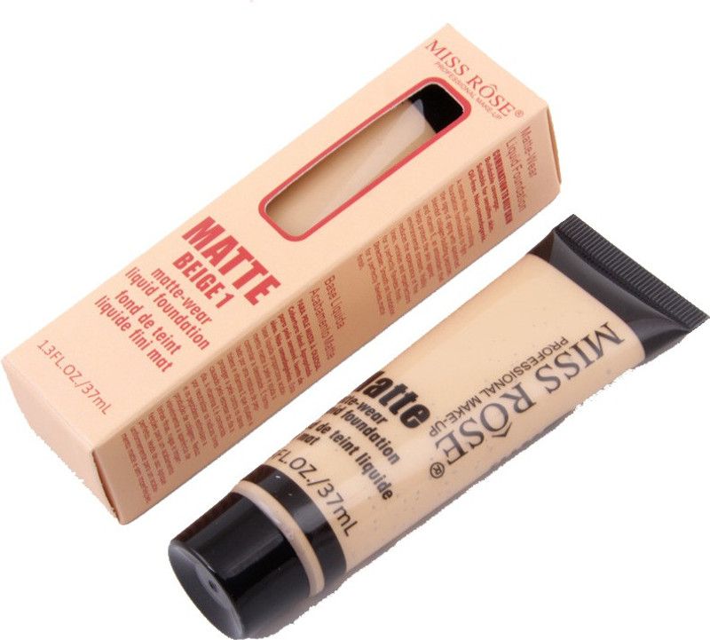 MISS ROSE Matte Wear Liquid Foundation F_1 Foundation  (Beige 1, 37 ml)