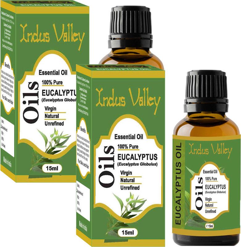 Indus Valley 100% Natural Eucalyptus Essential Oil - Twin Pack  (30 ml)