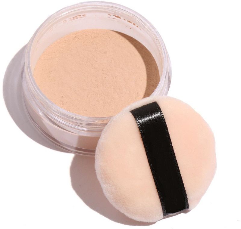 NADJA MATTE FINISH LOOSE POWDER WITH PUFF Compact  (BAIGE, 20 g)