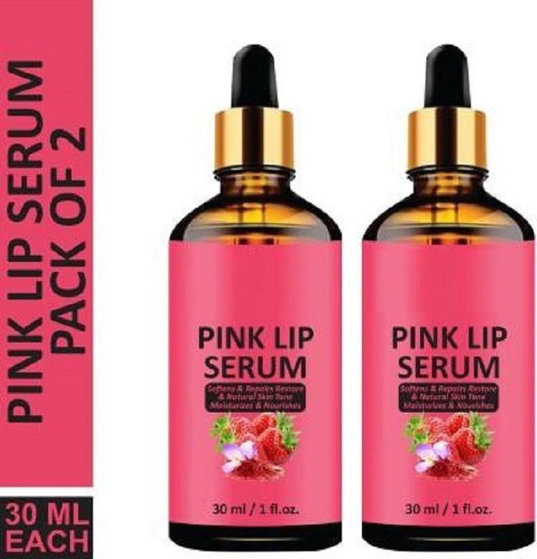 ShopCircuit Premium PINK LIP GLOSS SERUM OIL for Shiny & Glossy Lips pack of 2(60 ml) Fruity  (Pack of: 2, 2 g)