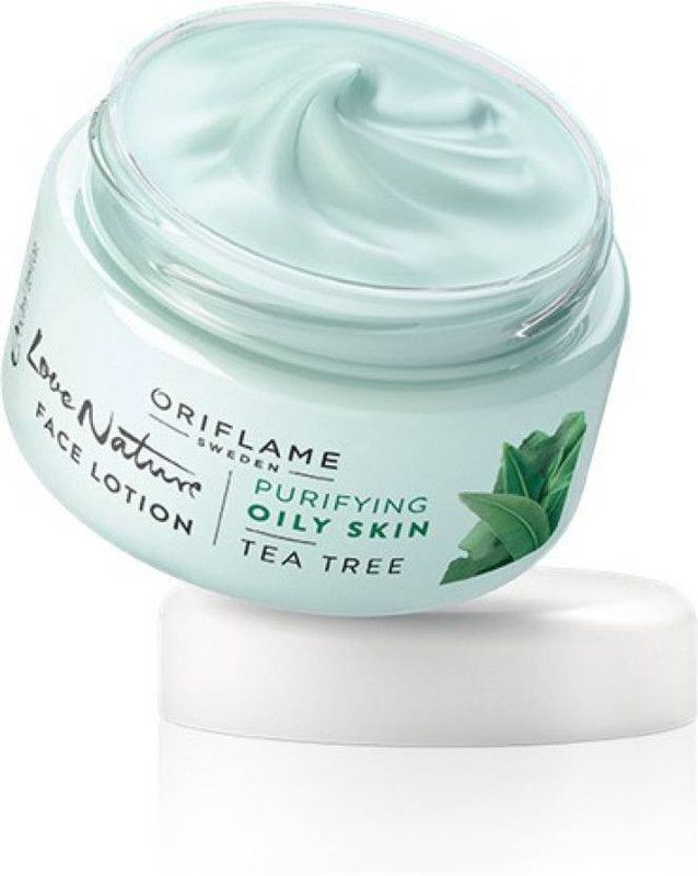 Oriflame Sweden LOVE NATURE (PURIFYING OILY SKIN) TEA TREE FACE LOTION  (50 ml)