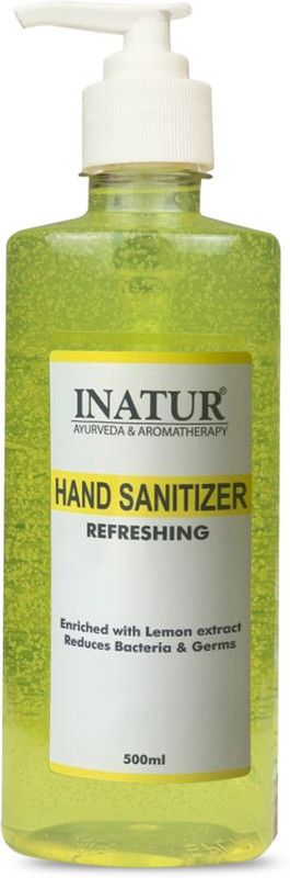 INATUR Refreshing Pump Dispenser Sanitizer Spray Pump Dispenser  (500 ml)