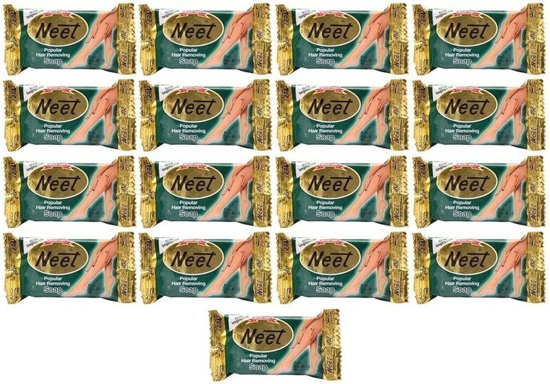 Dhanvi Traders Neet Hair Removing Soap Enriched With Natural Glow - (Set of 17 * 40 Grams) Cream  (680 g, Set of 17)