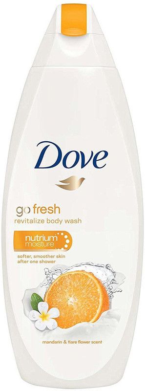 DOVE Imported (Made in UK) Go Fresh (Mandarin & Tiare Flower) Revitalize  (500 ml)