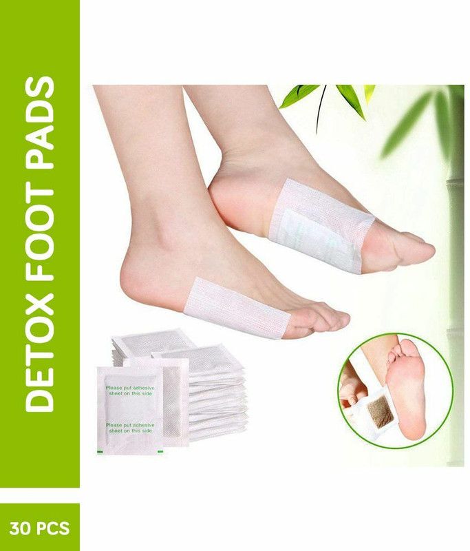 Cure18 Cleansing Detox Foot Patches 30 Adhesive Pads Natural Unwanted Toxins Remover  (300 g)