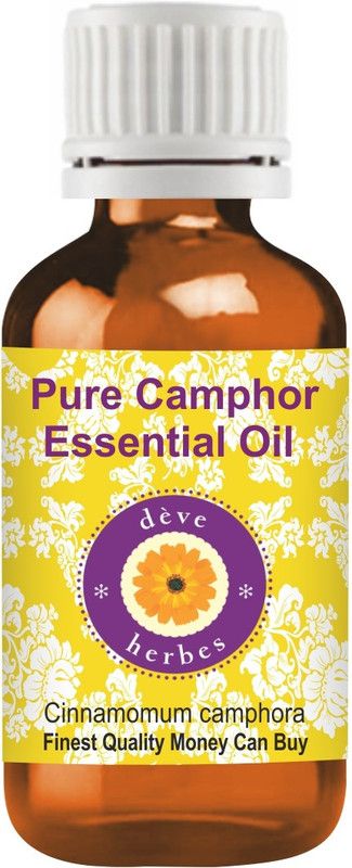 deve herbes Pure Camphor Essential Oil (Cinnamomum camphora) 100% Natural Therapeutic Grade Steam Distilled  (15 ml)