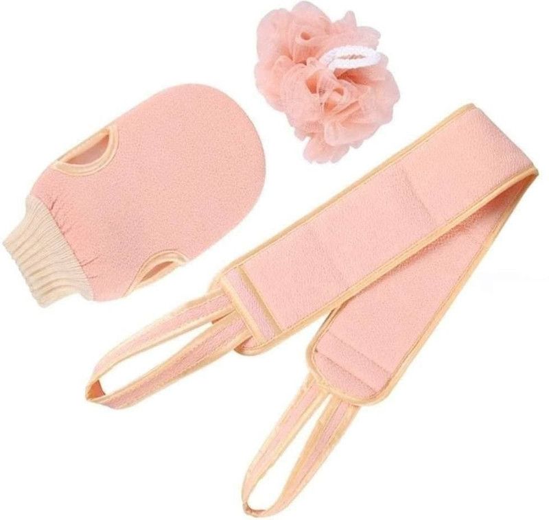 Gorofy Loofah  (Pack of 3, Multicolor)