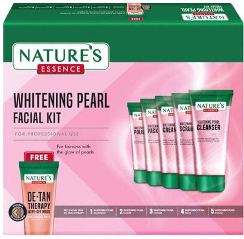 Nature's Essence Whitening Pearl Facial Kit 250g+50ml  (300 ml)