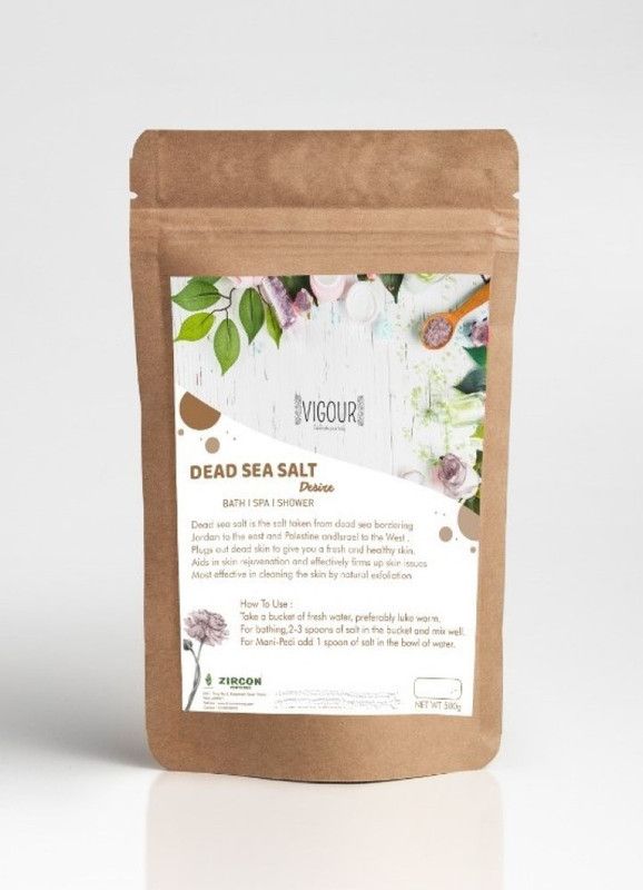 Vigour Dead Sea Salt for Bath, SPA & Shower - 500 gms (Desire)  (500 g)