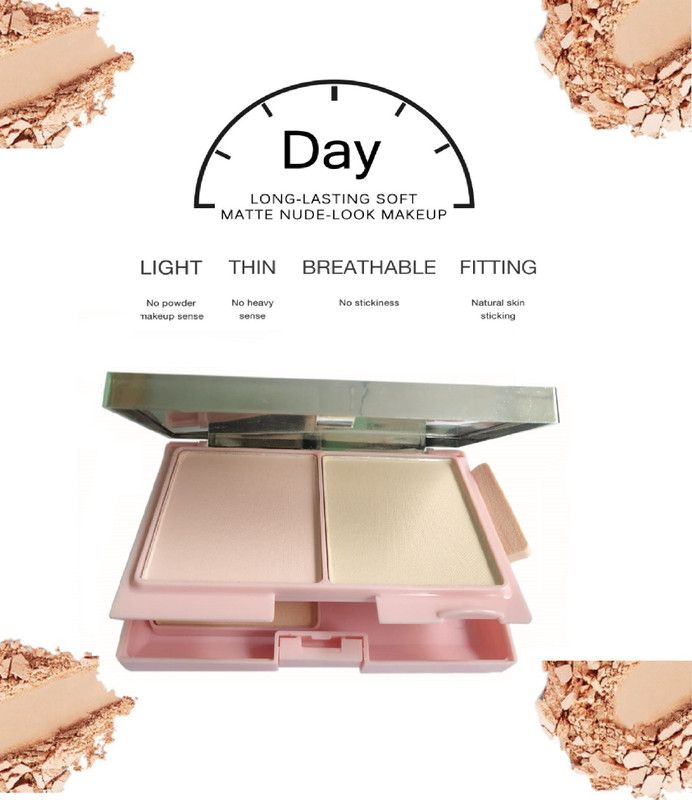 MYEONG 3IN1 MATE FINISH LONG LASTING OIL FREE COMPRESSED COMPACT Compact  (MULTI-COLOR, 18.5 g)