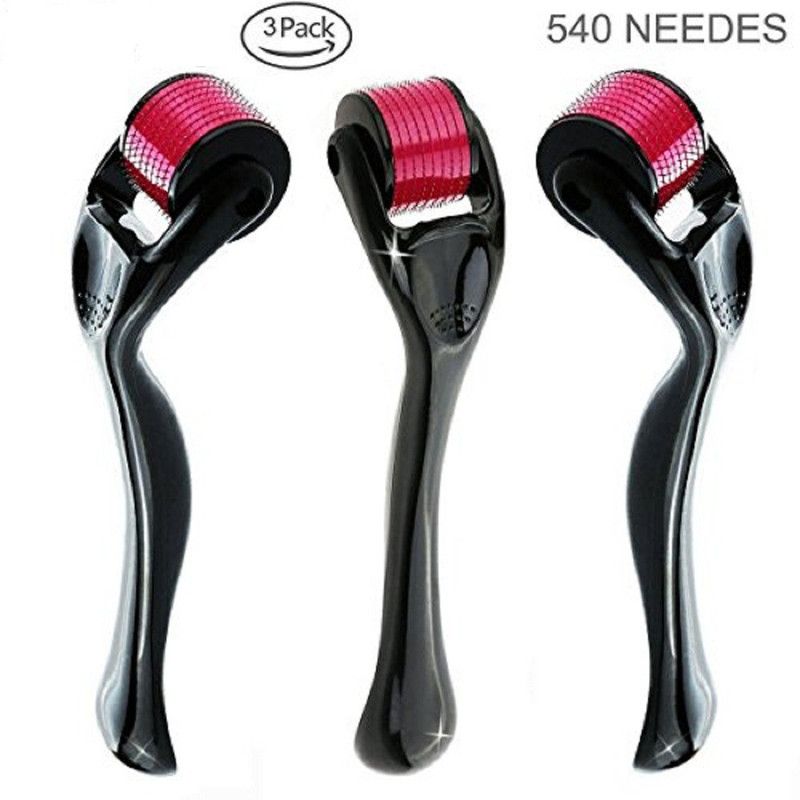 Ramya beauty care COMBO 0.5mm Derma Roller Beard Activator & Hair Regrowth Micro Needling PACK-3  (100 g)