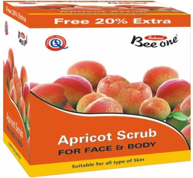 Beeone Apricot Scrub Provide soft, fresh and healthy complexion Skin  (120 ml)