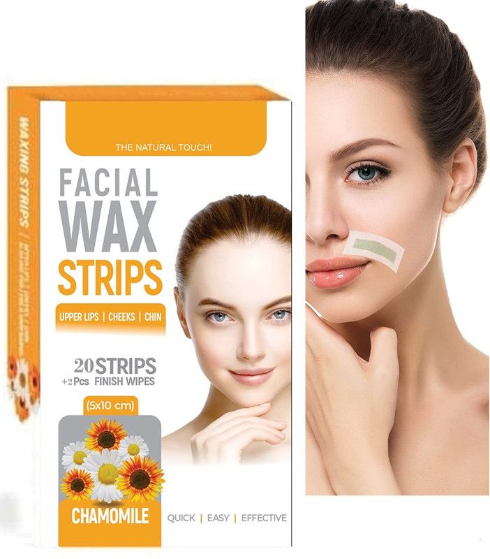 GULGLOW99 Upper Lip, Sideburns, Forehead, Chin Facial Wax Strips Strips  (10 g)