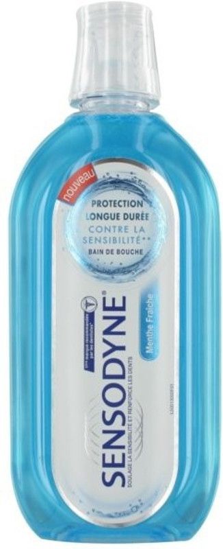 SENSODYNE Soulage La Sensibilite Et Renforce Les Dents Menthe Fraiche Mouth wash - Menthe Fraiche  (500 ml)