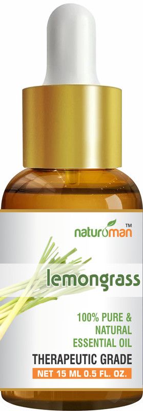 Naturoman Lemon Grass Pure and Natural Essential Oil Therapeutic Grade  (15 ml)