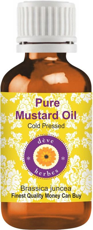 deve herbes Pure Mustard Oil 100ml (Brassica Juncea)  (100 ml)