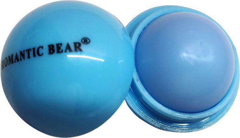 ROMANTIC BEAR lip balm Organic Ingredients Lip Protector fruit taste moisturing lipstick balm Blue Berry  (Pack of: 1, 10 g)