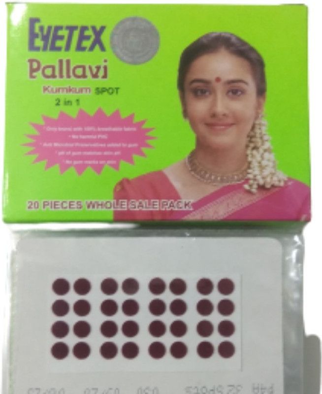 Eyetex 4AM Forehead Maroon Bindis  (Bengali)