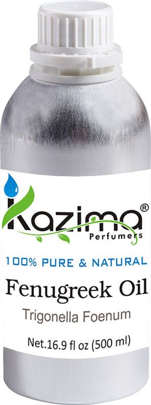 KAZIMA Fenugreek Cold Pressed Carrier Oil (500ML) 100% Pure Natural & Therapeutic Grade Oil  (500 ml)