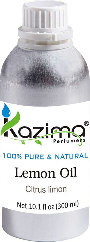 KAZIMA Lemon Essential Oil (300ML) 100% Pure Natural & Undiluted For Skin care & Hair treatment  (300 ml)