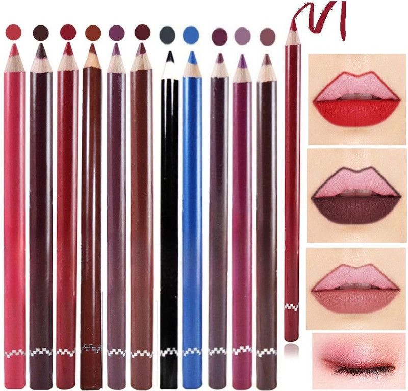 WECHARMERZ Matte Waterproof Long Lasting Super Soft Lipliner  (Multicolor)