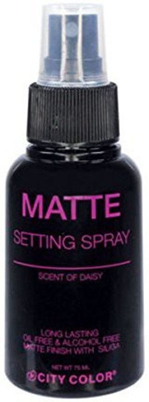 City Color Face Matte Setting Spray Enhanced with Aloe Vera Long-lasting 75ml New Primer - 75 ml  (Matte)