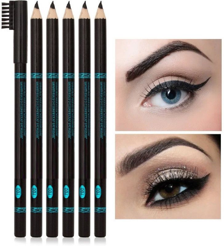 JANOST PROFESSIONAL SOFT EYEBROW PENCIL MATTE LOOK EYES WATERPROOF  (BLACK)