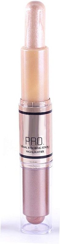 THTC DUAL DIFFERENT COLOR PRO STROBING SHIMMERY STICK HIGHLIGHTER Highlighter  (MULTI COLOR)