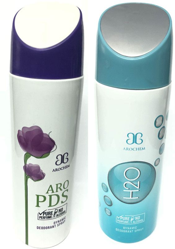 AROCHEM Pds and H2o Deodorant Spray - For Men & Women  (400 ml, Pack of 2)