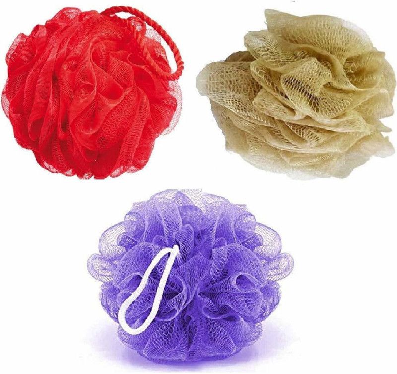Goldennest Loofah  (Pack of 3, Multicolor)