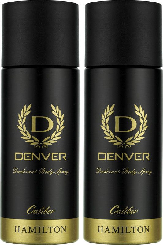 DENVER Caliber Combo Deodorant Spray - For Men  (330 ml, Pack of 2)