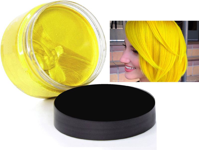 GABBU Strong Hold And Volume For Highlights Hair Wax , YELLOW , YELLOW