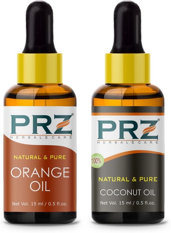 PRZ Combo of Orange oil and coconut oil (Each 15ML )  (15 ml)
