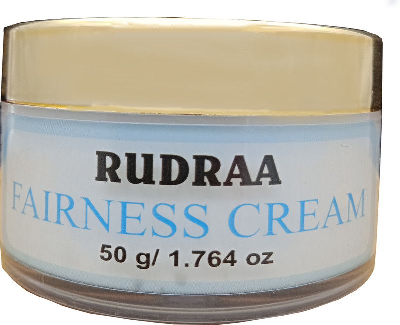 Rudraa Fairness Cream with the goodness of Aloe Vera , Chironji, Olive Oil, Jojoba Oil, Almond Oil, Coconut Oil And Vitamin-E  (50 g)